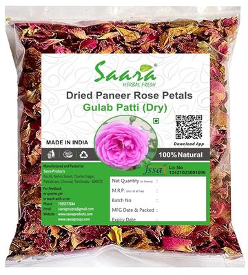 SAARA Organic Dry Paneer Rose, 100 g