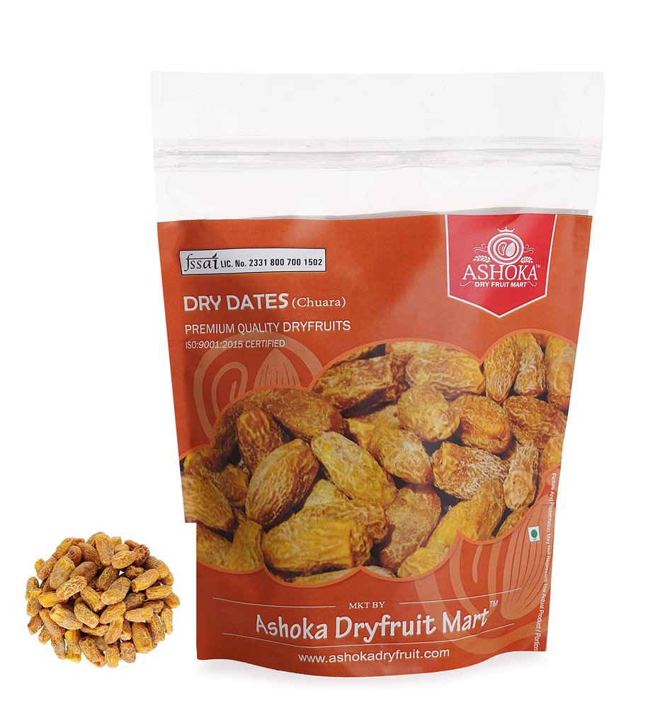 Ashoka Dry Fruits Dates Dry Yellow/Sukha Khajoor Exotic Quality (Pila Chuara 2.5 inch in Size)5Kg