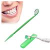 Angzhili Portable Orthodontic Toothbrush Kit for Orthodontic Patient Orthodontic Care Kit for Braces Interdental Brush Dental Wax Dental Floss Toothbrush Box Oral Care Kit Dental Travel Kit(Green) view 4