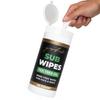 Gold BJJ Jiu Jitsu Wipes [XL 45 Count] Tea Tree Oil Face and Body Wipe - Cleansing Skin Defense for Martial Arts & Wrestling view 1