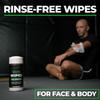 Gold BJJ Jiu Jitsu Wipes [XL 45 Count] Tea Tree Oil Face and Body Wipe - Cleansing Skin Defense for Martial Arts & Wrestling view 3