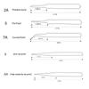 THEMISTO - built with passion 5 in 1 Satinless Steel Tweezer Set (Stainless Steel) view 2