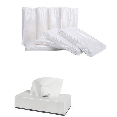 DHWANI ENTERPRISE Facial Tissue box Refill | Tissue Refill | (Pack of 10) With Check Duster Cloth Free