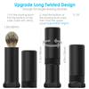 Enerfort Shaving Brush Travel Case, Shave Brush Holder Stand with Adjustable Height Compatible Most of Shaving Brushes (Brush not Included) (Black), Black, Small (Pack of 1) view 2