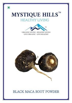 Mystique Hills Black Maca Root Powder, 100 g