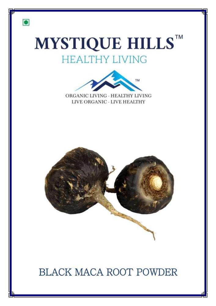 Mystique Hills Black Maca Root Powder, 100 g