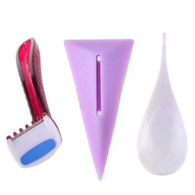 Crazy-Store Women Bikini Dedicated Privates Shaving Stencil Female Pubic Hair Razor (01