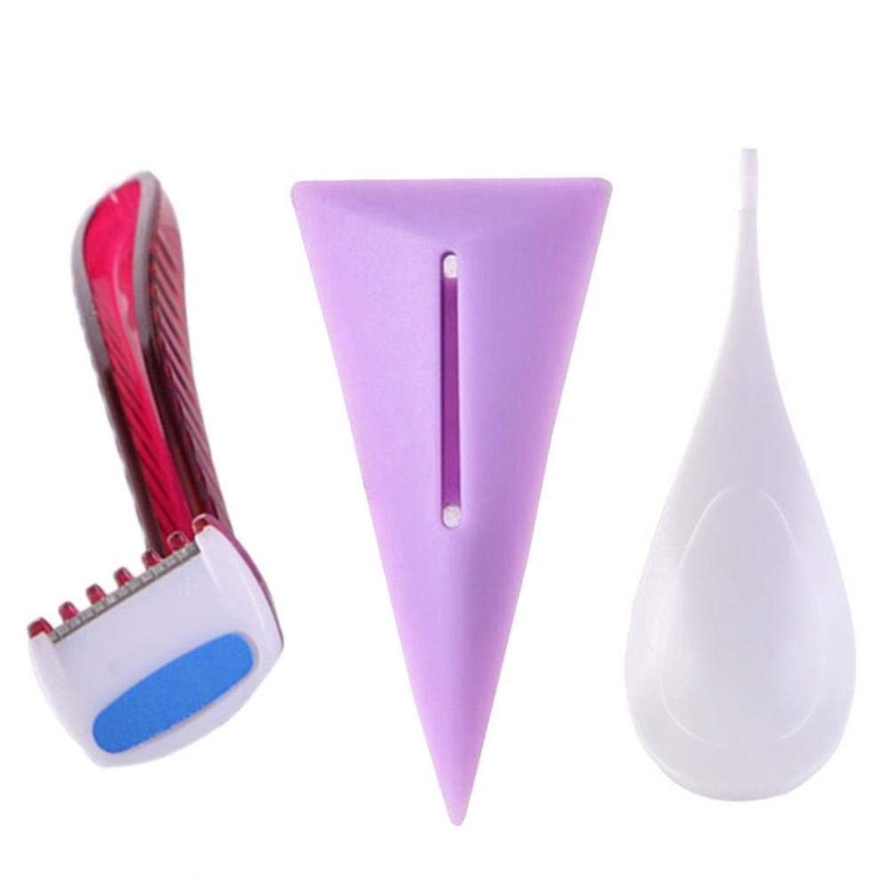 Crazy-Store Women Bikini Dedicated Privates Shaving Stencil Female Pubic Hair Razor (01
