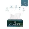 Claret Facial Tissue Box - 200 Pulls, 2-Ply, 3-in-1 Pack - Soft, Strong & Hygienic for Daily Use - Perfect for Face, Hands, Cleaning, Kitchen & Car view 4