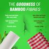 Beco Reusable Kitchen Towel Roll-2000 Times Washable|Soft & Highly Absorbent|Better Alternative to Dishcloth, Kitchen Tissue Paper Roll/Paper Towel|Eco Bamboo Wipes for Home Cleaning|20 Sheets view 4