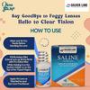 Pro Saline Max by Silver Line  Saline Solution for Scleral, RGP & Contact Lenses | Multi-Purpose Sterile Rinse & Cleaner | 60ml  2 Bottles view 3