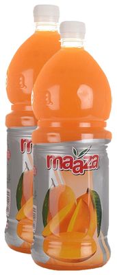 Maaza Soft Drink Bottle, 1.2L (Pack of 2) Promo Pack