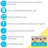 Surgi Wax Eyebrow Ready To Use Wax Strips 28 Strips, 2 Pack view 3