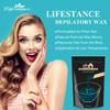 Lifestance Hard Wax Beans Hair Removal Kit, for Facial, Brazilian Bikini, Underarms, Back and Chest, Legs At Home Waxing (1.1Lb, Blue Refill) view 4