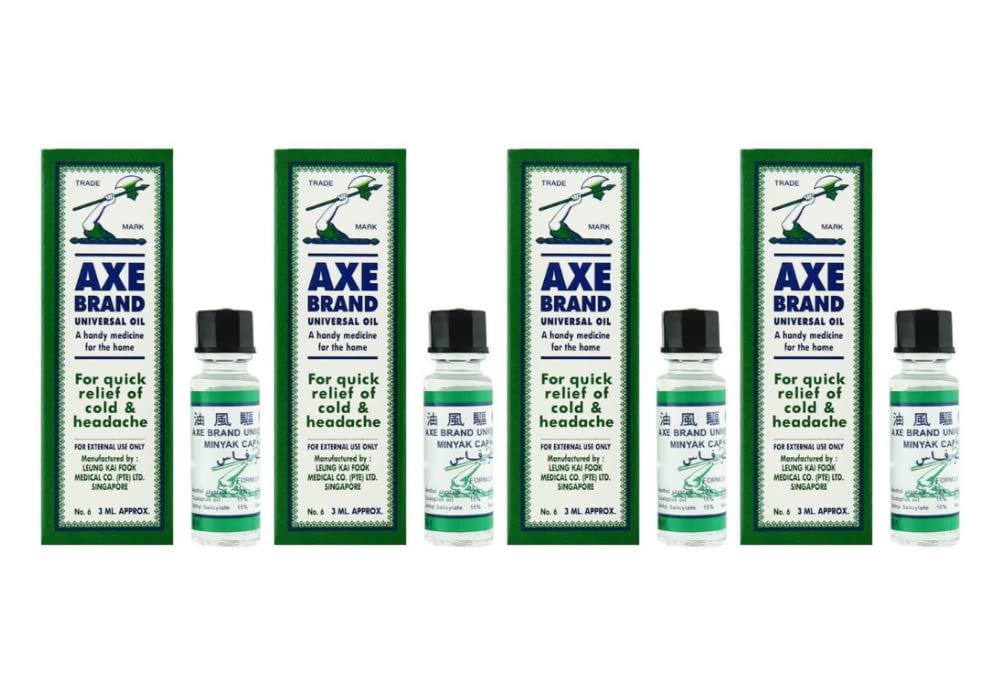Axe Brand Universal Oil 3ml (Pack of 4)
