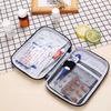 Dayalu First Aid Kit Bag | Medicine Storage Box | Multi-Utility Medicine Pouch | Portable & Spacious Emergency Kit Organizer with Mesh Pouch & Elastic Loops | Perfect for Travel, Camping, Home (Red) view 2