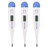 Dr. Odin DMT 101 Digital Thermometer With Quick Measurement of Oral & Underarm Temperature in Celsius & Fahrenheit | 20 Seconds Fast Reading for Kids & Adults | Professional & Personal Use (Pack of 3) view 2