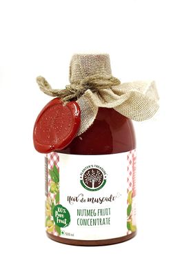 Planters Treasure Nutmeg Fruit Concentrate Natural Liquid Juice 500 ML