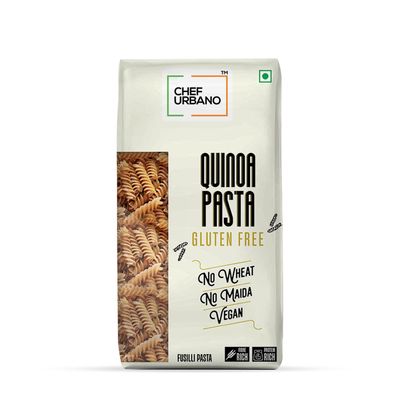 Chef Urbano Quinoa Pasta Fusilli 250g | Healthy Pasta | High Protein and Fibre | Easy Digestion | Healthy Food | Diet Food | Vegetarian