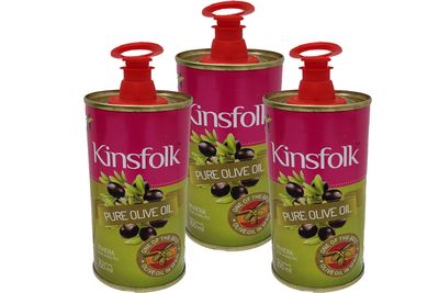 Kinsfolk Pure ((Imported from Spain)) Olive Oil Tin - 100 ml ((Pack of 3))