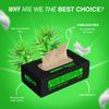 Beco Bamboo Super Soft 2-ply Car Tissue Box| Facial Tissue-200 pulls x 3 Packs (600 Pulls) | 100% Natural & Ecofriendly view 4