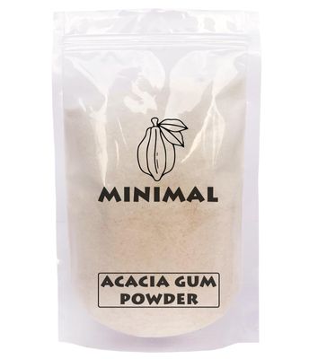 Minimal Acacia Gum Powder,400g | 100% Natural & Soluble Dietary Fiber | Food Grade, Vegan, and Gluten-Free | Ideal for Baking, Thickening, and Gut Health | Rich Prebiotic Fiber