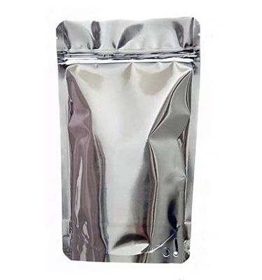 Herboleaf Organic Resealable Clear Zip Lock Bulk Food Storage Bag Suitable to Pack 100 gm Product (7.1X 4.2 cm/400 g)