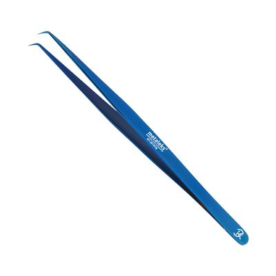 90 Angular Volume Tweezers (Blue Titanium Coated.)