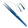 90 Angular Volume Tweezers (Blue Titanium Coated.) view 2