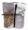 HERBOLEAF OGANIC ZIP LOCK POUCH/RESEABALE CLEAR ZIP LOCK BULK FOOD STORAGE BAG SUITBLE TO PACK 100GM PRODUCT - 7.1CM X 4.2 CM - 800GM (app 150 NO.) view 2