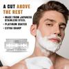 Double Edge Razor Blades - Mens Safety Razor Blades for Shaving - Platinum Japanese Stainless Steel Double Razor Shaving Blades for Men for a Smooth, Precise and Clean Shave - 50 Count view 3