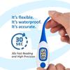 NavaFresh Basics Baby Child Adult Body Digital LCD Heating Baby Thermometer Tools Kids Child Adult Body Temperature Measurement (Blue) view 2