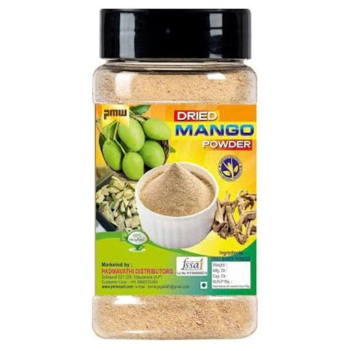 Pmw - Grade A Quality - Jar Pack - Dry Mango Powder - Amchur Powder - 100 Grams