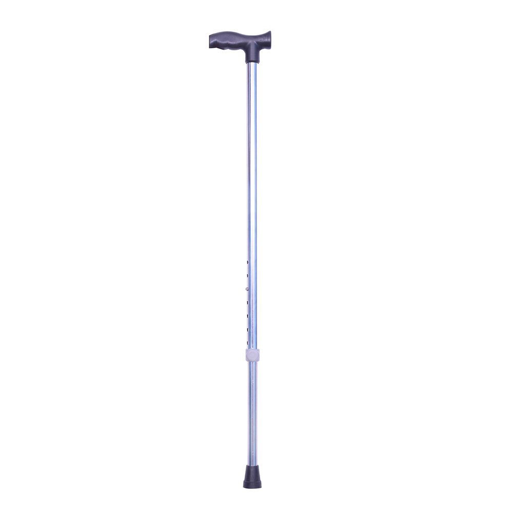 Kds Surgical 1 Leg crome Adjustable Height Walking Stick