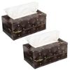Freshee 200 Pulls 2 Ply Signature Facial Tissue Paper Box Pack Of 2, Bacteria Resistant, Hygienic Fresh Skin Friendly Water Dissolvable Disposable Dry Tissue Made With 100% Virgin Fibre view 1