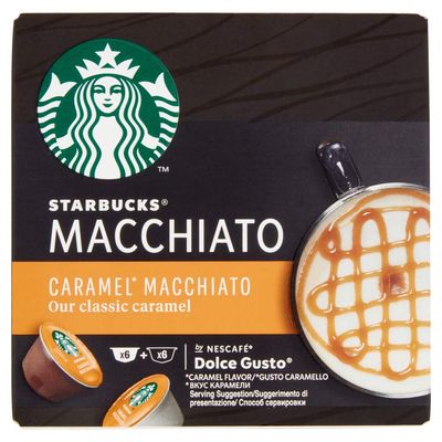 Starbucks Caramel Machhiato By Nescafe Dolce Gusto 12 Pods