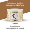 Le Bonheur Stripless Brazilian Liposoluble Wax | White Chocolate | For Face - Upper Lips - Arms - Legs - Bikini Line - Underarms and Full Body | Men & Women | 250gm view 4