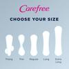 Carefree Acti-Fresh Freedom Fit Panty Liners, Regular, 168 Count view 4