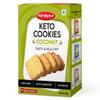 NutroActive Keto Coconut Cookies | Low Carb Cookie/Biscuits | Gluten-Free Biscuit- 200g view 1