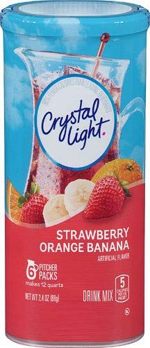 Crystal Light Strawberry Orange Banana Drink Mix, 68g