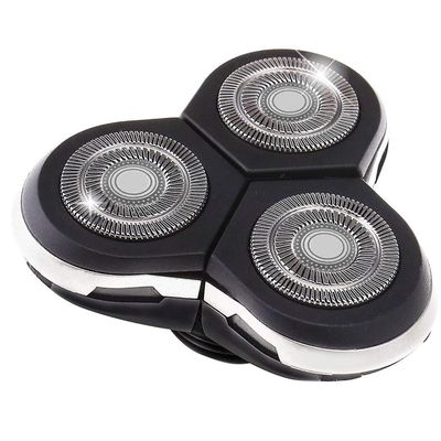 Poweka Rq12 Replacement Shaver Head Compatible With Philips Norelco Rq11 Rq10 Sensotouch 3D 1260X 1280X 1290X Rq1180 Arcitec Razor Shaving Unit Triple 3D, Black