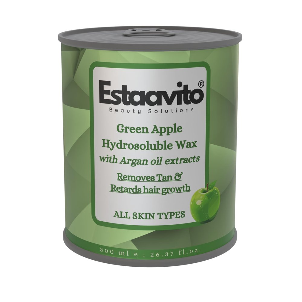ESTAVITO Green Apple Wax 780ml For Hair & Tan Removal |For Arms, Legs and Full body|
