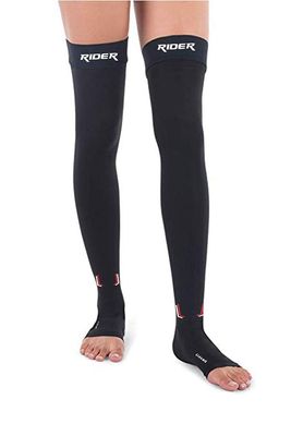 Just rider Medical Anti skid Varicose Veins Graduate Calibrated Compression Socks, Grade-II, Unisex. (BLACK, 2XL)