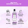 ESTAAVITO LAVENDER Massage oil 500ml for Hair and body Massage - RELAXING & CALMING Massage Oil with Vitamin E and Lavender extracts view 3