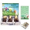 BOGATCHI Easter Bunnies White and Dark Chocolate + Holy Bible Key Chain + Free Happy Easter Card view 1