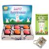 BOGATCHI Chocolate Easter Eggs with Almonds + Holy Bible Key Chain + Free Happy Easter Card view 1