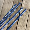 Anchor Nautical Themed Paper Straws - Navy Blue White - 50 Pack view 2