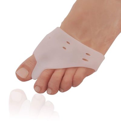 2heet 1Pair Soft Silicone Gel Toe Forefoot Pad Metatarsal Foot Shoe Cushions for Pain Relief