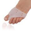 2heet 1Pair Soft Silicone Gel Toe Forefoot Pad Metatarsal Foot Shoe Cushions for Pain Relief view 1