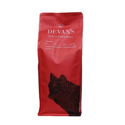 Devan's South Indian Arabica French Roast Filter Coffee Powder : Coffee : 100%, (Strong Roast) 500 GMS (Powder)